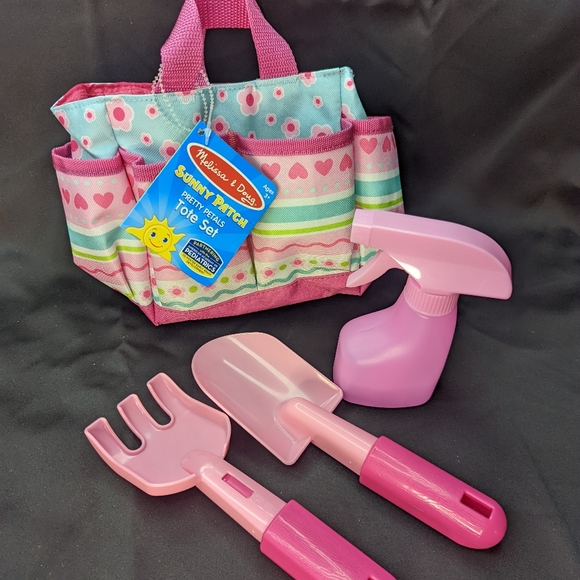 Melissa and Doug Sunny Patch Pretty Petals tote set gardening toy toddler 3+ - Picture 6 of 6